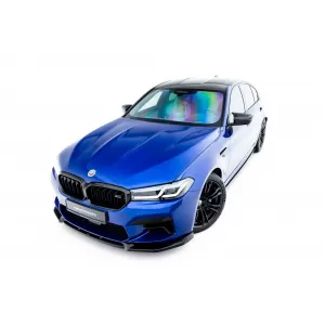 Maxton Design spoiler set suitable for side skirts, front, rear bumper and trunk of BMW M5 F90 2020-2024, Gloss Black-image-6348236