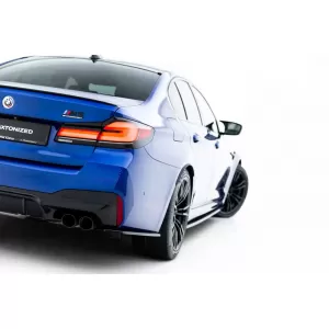 Maxton Design spoiler set suitable for side skirts, front, rear bumper and trunk of BMW M5 F90 2020-2024, Gloss Black-image-6348242