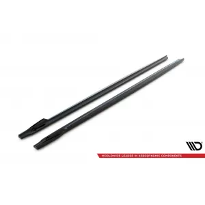 Maxton Design spoiler set suitable for side skirts, front, rear bumper and trunk of BMW M550i Sedan G30 2017-2020, Gloss Black-image-6348250