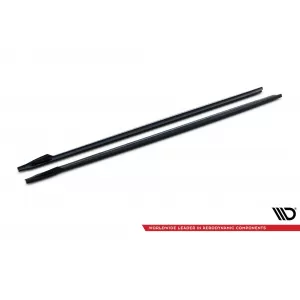 Maxton Design spoiler set suitable for side skirts, front, rear bumper and trunk of BMW M550i Sedan G30 2017-2020, Gloss Black-image-6348251