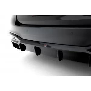 Maxton Design spoiler set suitable for side skirts, front, rear bumper and trunk of BMW M550i Sedan G30 2017-2020, Gloss Black-image-6348266