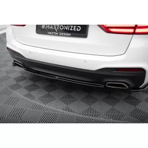 Maxton Design spoiler set suitable for side skirts, front, rear bumper and trunk of BMW 5 Touring M-pack G30 2017-2020, Gloss Black-image-6348285
