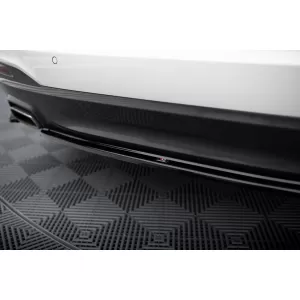 Maxton Design spoiler set suitable for side skirts, front, rear bumper and trunk of BMW 5 Touring M-pack G30 2017-2020, Gloss Black-image-6348286