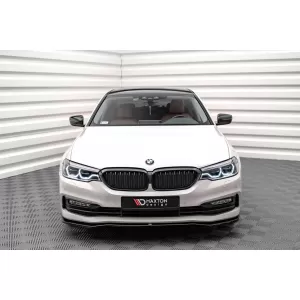 Maxton Design spoiler set suitable for side skirts, front, rear bumper and trunk of BMW 5 Sedan G30 2017-2020, Gloss Black-image-6348301