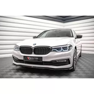 Maxton Design spoiler set suitable for side skirts, front, rear bumper and trunk of BMW 5 Sedan G30 2017-2020, Gloss Black-image-6348302