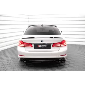 Maxton Design spoiler set suitable for side skirts, front, rear bumper and trunk of BMW 5 Sedan G30 2017-2020, Gloss Black-image-6348303