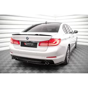 Maxton Design spoiler set suitable for side skirts, front, rear bumper and trunk of BMW 5 Sedan G30 2017-2020, Gloss Black-image-6348304