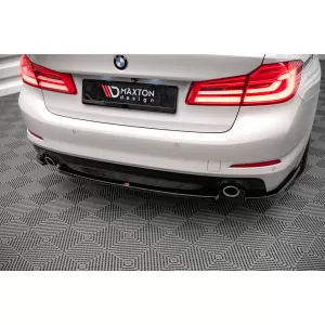 Maxton Design spoiler set suitable for side skirts, front, rear bumper and trunk of BMW 5 Sedan G30 2017-2020, Gloss Black-image-6348308