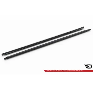 Maxton Design spoiler set suitable for side skirts, front, rear bumper and trunk of BMW 5 Touring G31 2020-2023, Gloss Black-image-6348317