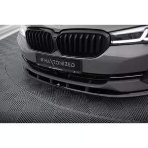 Maxton Design spoiler set suitable for side skirts, front, rear bumper and trunk of BMW 5 Touring G31 2020-2023, Gloss Black-image-6348330