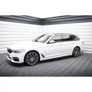 Maxton Design spoiler set suitable for side skirts, front, rear bumper and trunk of BMW 5 Touring M-pack G31 2017-2020, Gloss Black-image-6348344