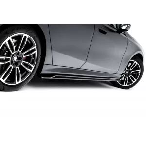 Maxton Design version 1 spoiler set suitable for side skirts, front, rear bumper and trunk of BMW 5 M-Pack Sedan G60 after 2023, Gloss Black-image-6348368