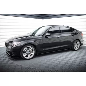 Maxton Design spoiler set suitable for side skirts, front, rear bumper and trunk of BMW 5 GT F07 2009-2013, Gloss Black-image-6348400