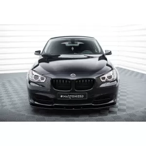 Maxton Design spoiler set suitable for side skirts, front, rear bumper and trunk of BMW 5 GT F07 2009-2013, Gloss Black-image-6348401