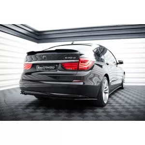 Maxton Design spoiler set suitable for side skirts, front, rear bumper and trunk of BMW 5 GT F07 2009-2013, Gloss Black-image-6348403