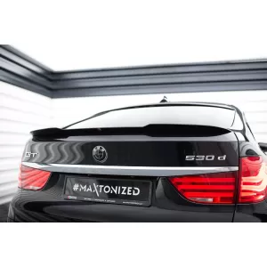 Maxton Design spoiler set suitable for side skirts, front, rear bumper and trunk of BMW 5 GT F07 2009-2013, Gloss Black-image-6348409