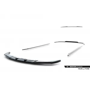 Maxton Design spoiler set suitable for side skirts, front, rear bumper and trunk of BMW 7 M-Pack F01 2008-2013, Gloss Black-image-6348413