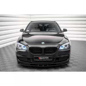 Maxton Design spoiler set suitable for side skirts, front, rear bumper and trunk of BMW 7 M-Pack F01 2008-2013, Gloss Black-image-6348415