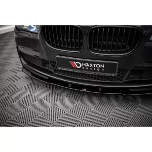 Maxton Design spoiler set suitable for side skirts, front, rear bumper and trunk of BMW 7 M-Pack F01 2008-2013, Gloss Black-image-6348420
