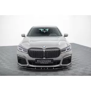 Maxton Design spoiler set suitable for side skirts, front, rear bumper and trunk of BMW 7 G11 M-Pack 2019-2022, Gloss Black-image-6348436