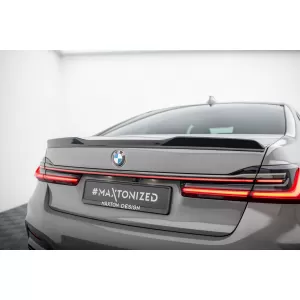Maxton Design spoiler set suitable for side skirts, front, rear bumper and trunk of BMW 7 G11 M-Pack 2019-2022, Gloss Black-image-6348442