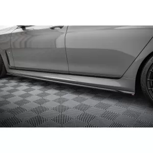 Maxton Design spoiler set suitable for side skirts, front, rear bumper and trunk of BMW 7 G11 M-Pack 2019-2022, Gloss Black-image-6348446