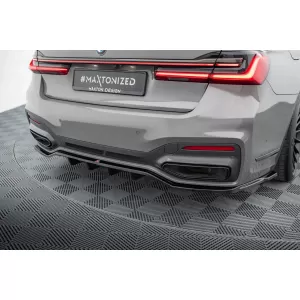 Maxton Design spoiler set suitable for side skirts, front, rear bumper and trunk of BMW 7 G11 M-Pack 2019-2022, Gloss Black-image-6348447