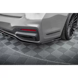 Maxton Design spoiler set suitable for side skirts, front, rear bumper and trunk of BMW 7 G11 M-Pack 2019-2022, Gloss Black-image-6348449