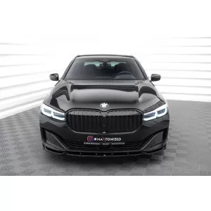 Maxton Design spoiler set suitable for side skirts, front, rear bumper and trunk of BMW 7 G11 2019-2022, Gloss Black-image-6348462