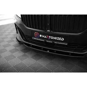 Maxton Design spoiler set suitable for side skirts, front, rear bumper and trunk of BMW 7 G11 2019-2022, Gloss Black-image-6348466