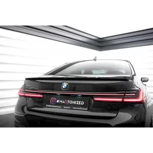Maxton Design spoiler set suitable for side skirts, front, rear bumper and trunk of BMW 7 G11 2019-2022, Gloss Black-image-6348469