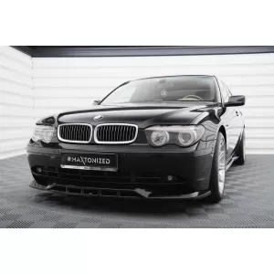 Maxton Design spoiler set suitable for side skirts, front, rear bumper and trunk of BMW 7 M-Pack F01 2008-2013, Gloss Black-image-6348497