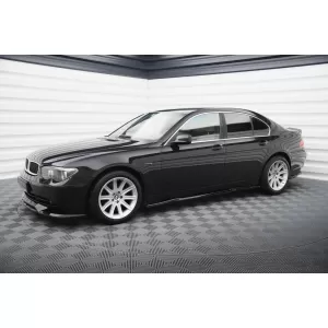 Maxton Design spoiler set suitable for side skirts, front, rear bumper and trunk of BMW 7 M-Pack F01 2008-2013, Gloss Black-image-6348498