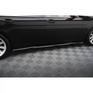 Maxton Design spoiler set suitable for side skirts, front, rear bumper and trunk of BMW 7 M-Pack F01 2008-2013, Gloss Black-image-6348501