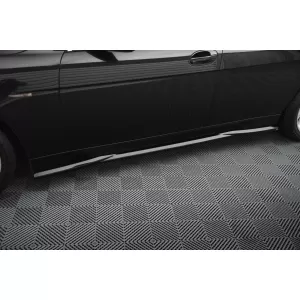 Maxton Design spoiler set suitable for side skirts, front, rear bumper and trunk of BMW 7 M-Pack F01 2008-2013, Gloss Black-image-6348502