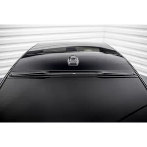 Maxton Design version 1 spoiler set suitable for side skirts, front, rear bumper, trunk and rear window of BMW 740d/740i M-Pack G70 2022-2026, Gloss Black-image-6348522