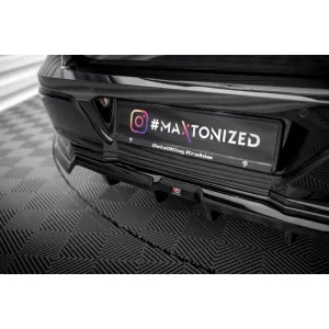 Maxton Design version 1 spoiler set suitable for side skirts, front, rear bumper, trunk and rear window of BMW 740d/740i M-Pack G70 2022-2026, Gloss Black-image-6348526