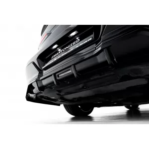Maxton Design version 2 spoiler set suitable for side skirts, front, rear bumper and trunk of BMW 740d/740i M-Pack G70 2022-2026, Gloss Black-image-6348548