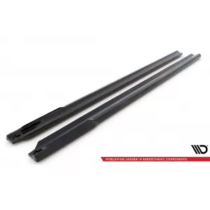 Maxton Design version 1 spoiler set suitable for side skirts, front, rear bumper and trunk of BMW 7 G70 2022-2026, Gloss Black-image-6348557