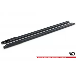 Maxton Design version 1 spoiler set suitable for side skirts, front, rear bumper and trunk of BMW 7 G70 2022-2026, Gloss Black-image-6348558