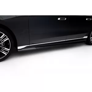 Maxton Design version 1 spoiler set suitable for side skirts, front, rear bumper and trunk of BMW 7 G70 2022-2026, Gloss Black-image-6348568