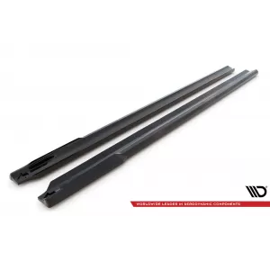Maxton Design version 2 spoiler set suitable for side skirts, front, rear bumper and trunk of BMW 7 G70 2022-2026, Gloss Black-image-6348580