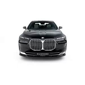 Maxton Design version 2 spoiler set suitable for side skirts, front, rear bumper and trunk of BMW 7 G70 2022-2026, Gloss Black-image-6348587