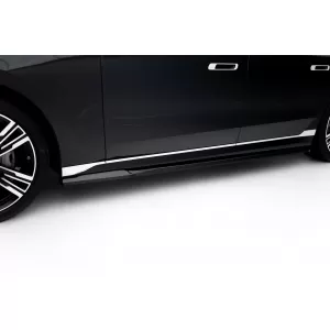 Maxton Design version 2 spoiler set suitable for side skirts, front, rear bumper and trunk of BMW 7 G70 2022-2026, Gloss Black-image-6348589