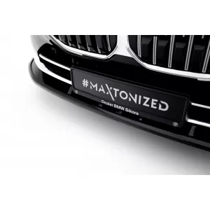 Maxton Design version 2 spoiler set suitable for side skirts, front, rear bumper and trunk of BMW 7 G70 2022-2026, Gloss Black-image-6348591