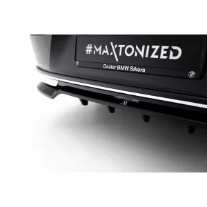 Maxton Design version 2 spoiler set suitable for side skirts, front, rear bumper and trunk of BMW 7 G70 2022-2026, Gloss Black-image-6348593