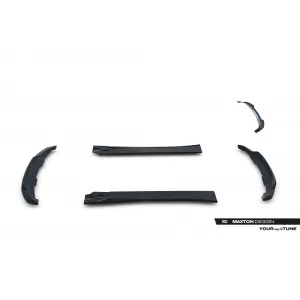 Maxton Design spoiler set suitable for side skirts, front, rear bumper and trunk of BMW i3 S 2017-2022, Gloss Black-image-6348599