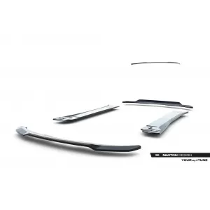 Maxton Design spoiler set suitable for side skirts, front, rear bumper and trunk of BMW i3 S 2017-2022, Gloss Black-image-6348600