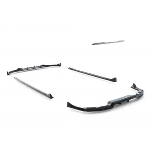Maxton Design spoiler set suitable for side skirts, front, rear bumper and trunk of BMW iX M-Pack i20 2021-2025, Gloss Black-image-6348617