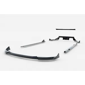 Maxton Design spoiler set suitable for side skirts, front, rear bumper and trunk of BMW M2 G87 after 2023, Gloss Black-image-6348630